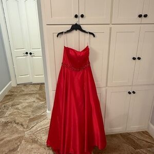 Red dress